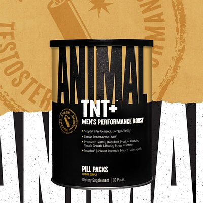 Universal Nutrition Animal TNT+ Wellness and Testosterone Booster for Men