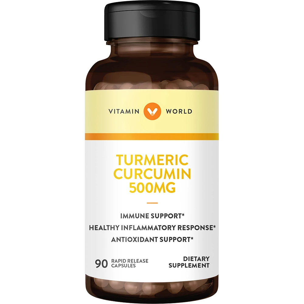 Turmeric Curcumin 500MG 90 Rapid Release Capsules