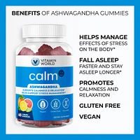 Calm Ashwagandha Stress Support Gummies