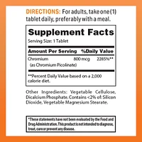 Mega Chromium Picolinate 800 mcg.