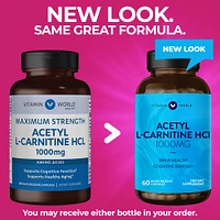 Acetyl L-Carnitine 1000 mg.