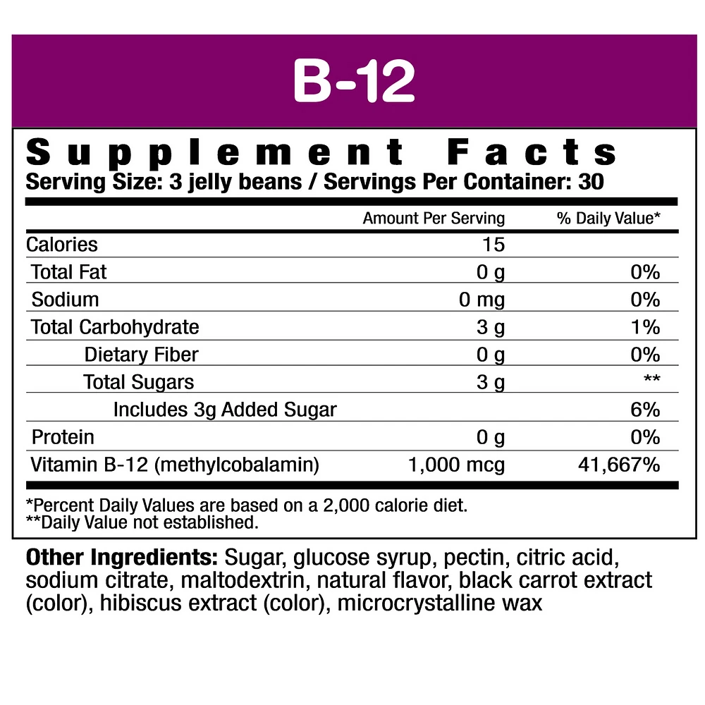 VitaDrops Energy B12 Jellybeans 90ct
