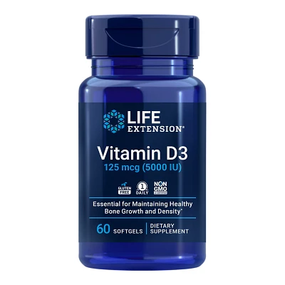 Vitamin D3 125mcg (5000 IU) 60ct