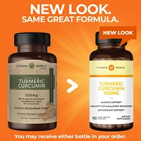 Turmeric Curcumin 500MG 90 Rapid Release Capsules