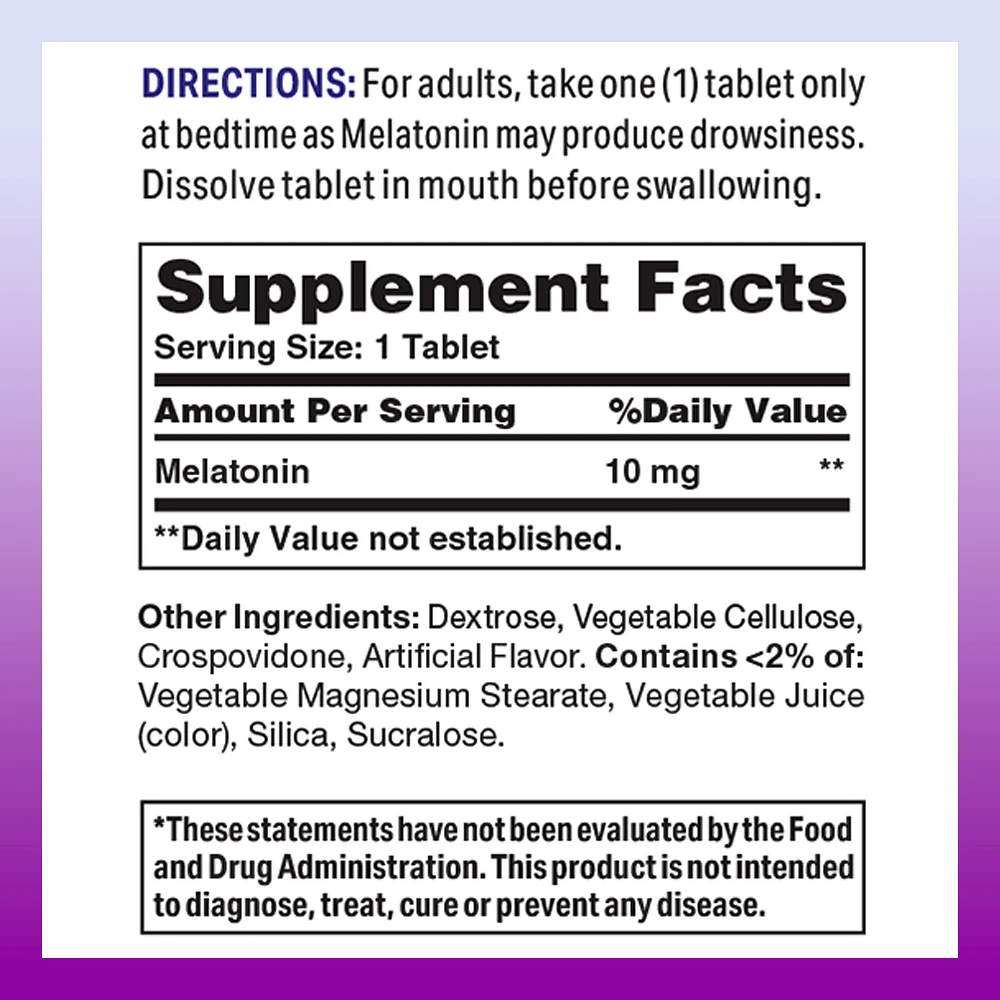 Melatonin Quick Dissolve 