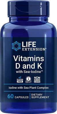 Vitamins D and K with Sea-Iodine™ 60ct