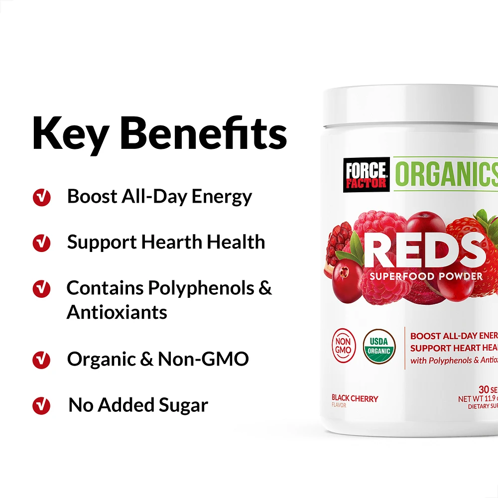 Organic Reds Superfood Powder Black Cherry