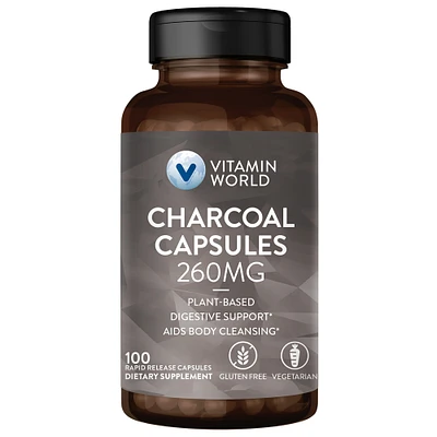 VW Charcoal 260mg 100cap