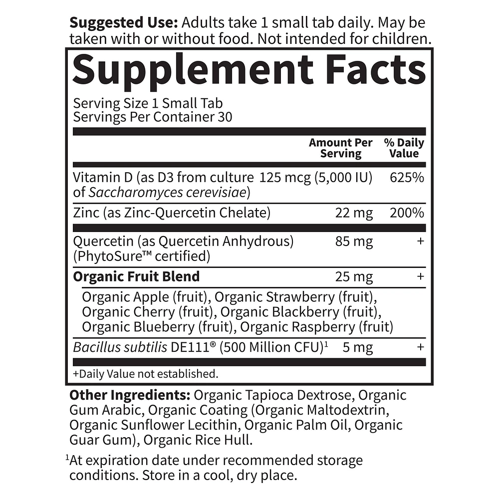 Dr. Formulated Vitamin D3 5,000 IU &  Zinc 30ct