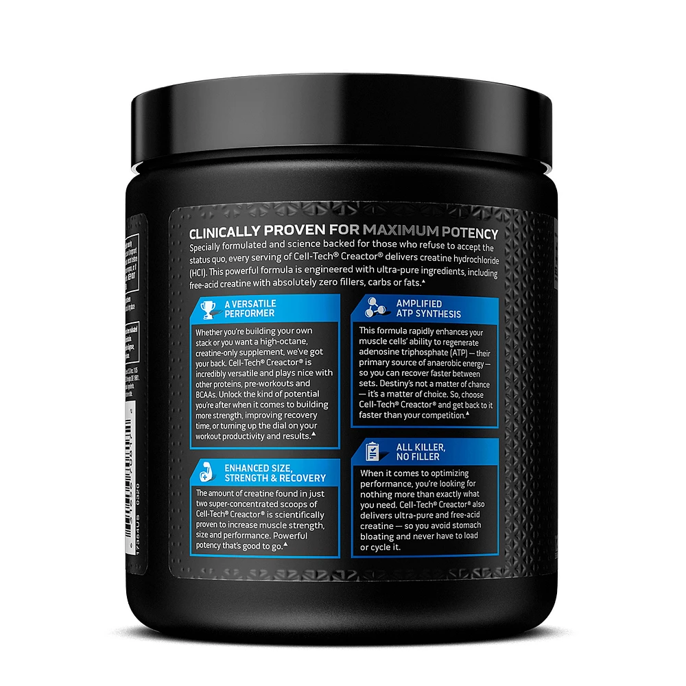 CellTech Creactor Unflavored 120 Servings