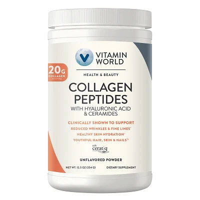 Collagen Peptides with Hyaluronic Acid and Ceramides (Ceratiq®)