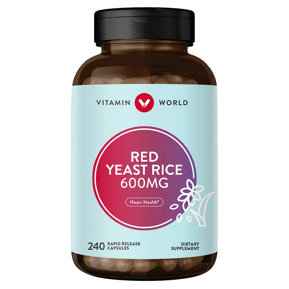 Red Yeast Rice 600 mg.