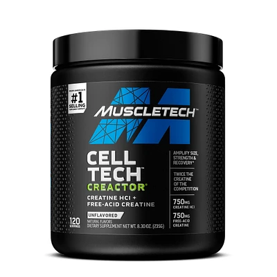 CellTech Creactor Unflavored 120 Servings