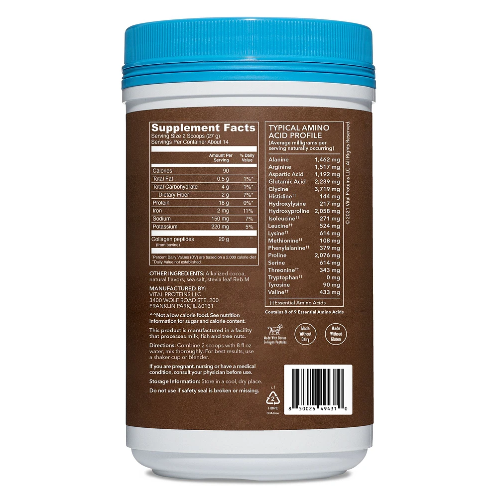 Vital Proteins Chocolate Collagen Peptides