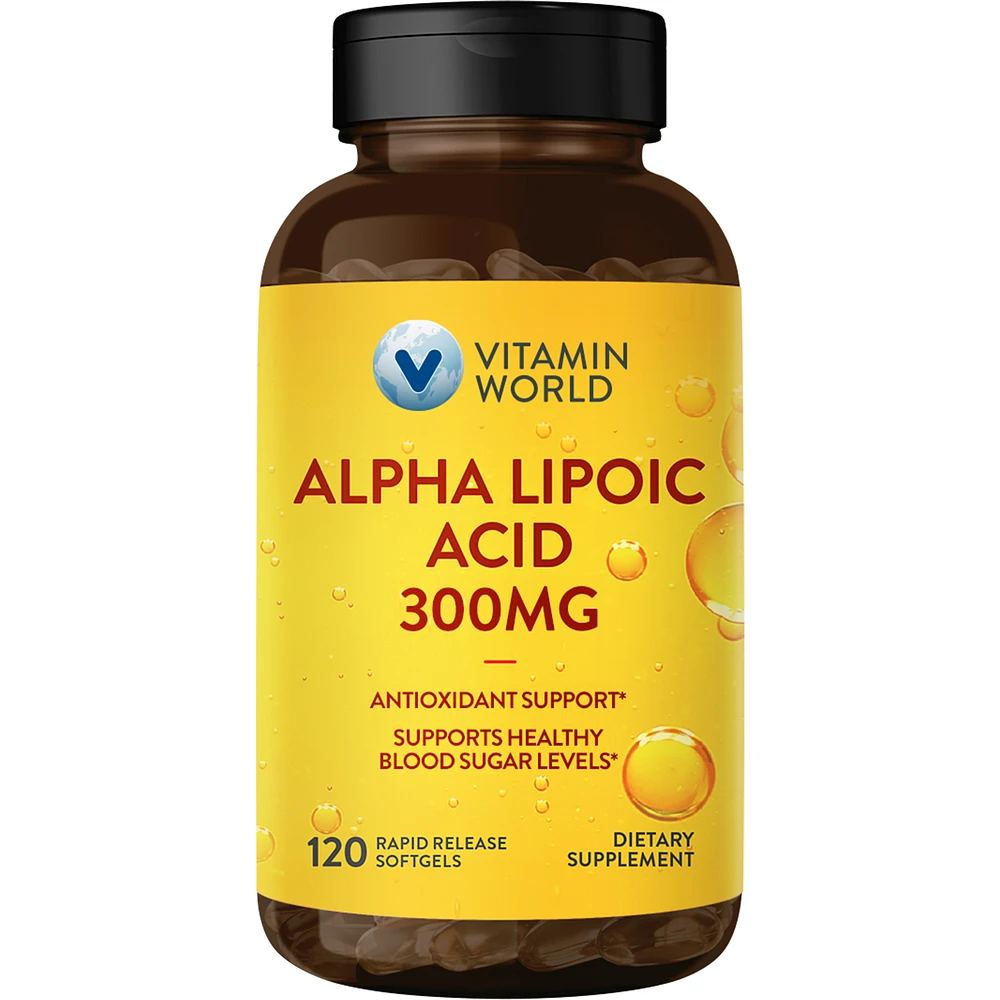 Alpha Lipoic Acid 300 mg.