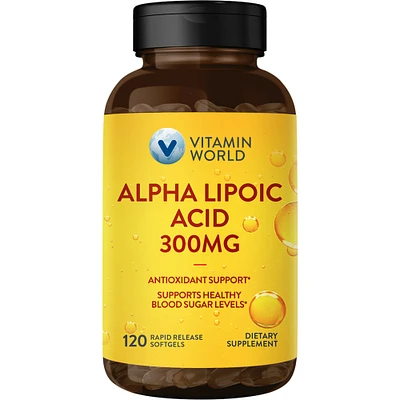 Alpha Lipoic Acid 300 mg.