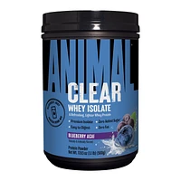 Universal Nutrition Animal Clear Whey Isolate, Blueberry Acai