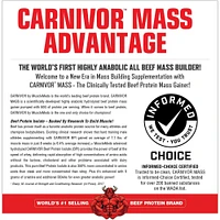 Carnivor Mass Vanilla Caramel 6lbs