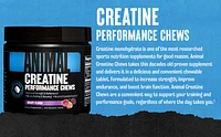 Universal Nutrition Animal Creatine Chews on-the-Go Chewable Tablets