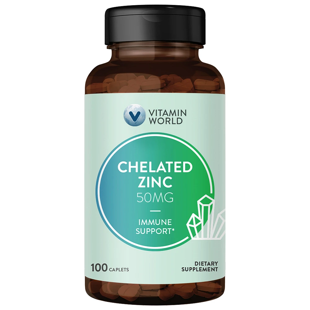 Chelated Zinc 50 mg.