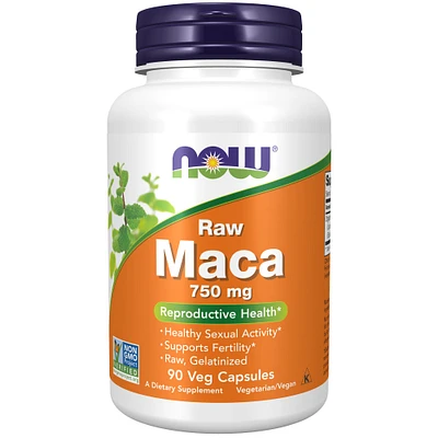 Maca (Lepidium meyenii) 750 mg Raw, Reproductive Health*, 90 Veg Capsules