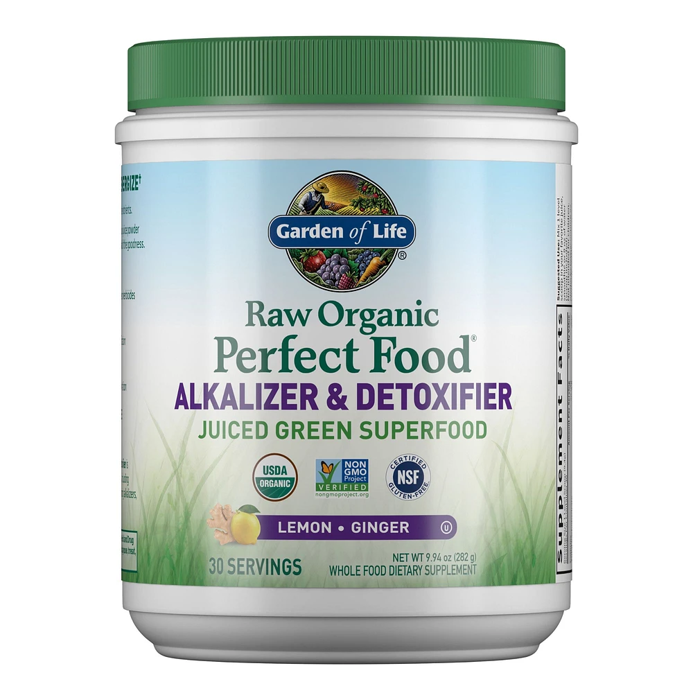 Raw Organic Perfect Food Green Superfood - Alkalizer and Detoxifier