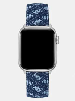 Guess bracelete de pele genuína para Apple Watch®