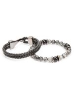 Marbled Beaded Bracelet Set