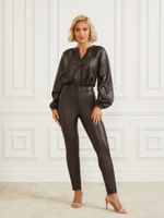 Nova Faux-Leather Skinny Pant