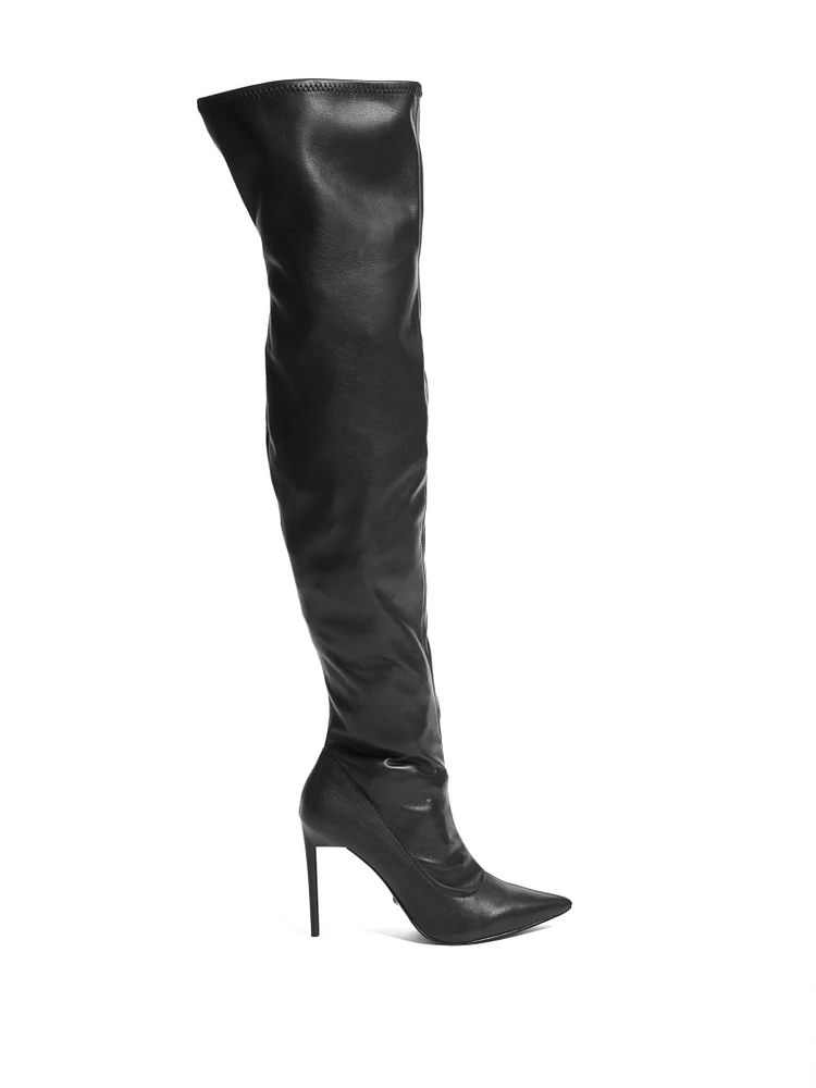 Over-the-Knee Heeled Boot
