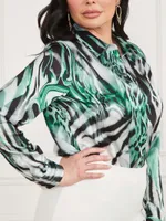 The Icon Printed Blouse