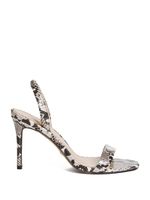 Single Strap Python Heel