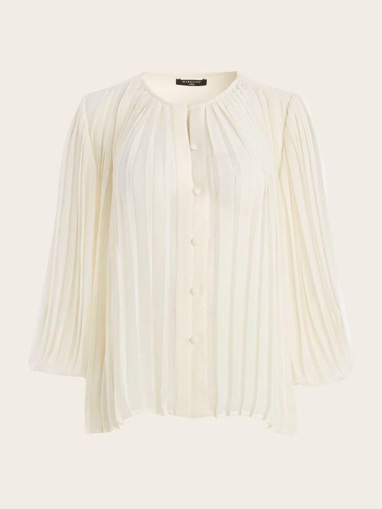 Georgia Pleated Blouse