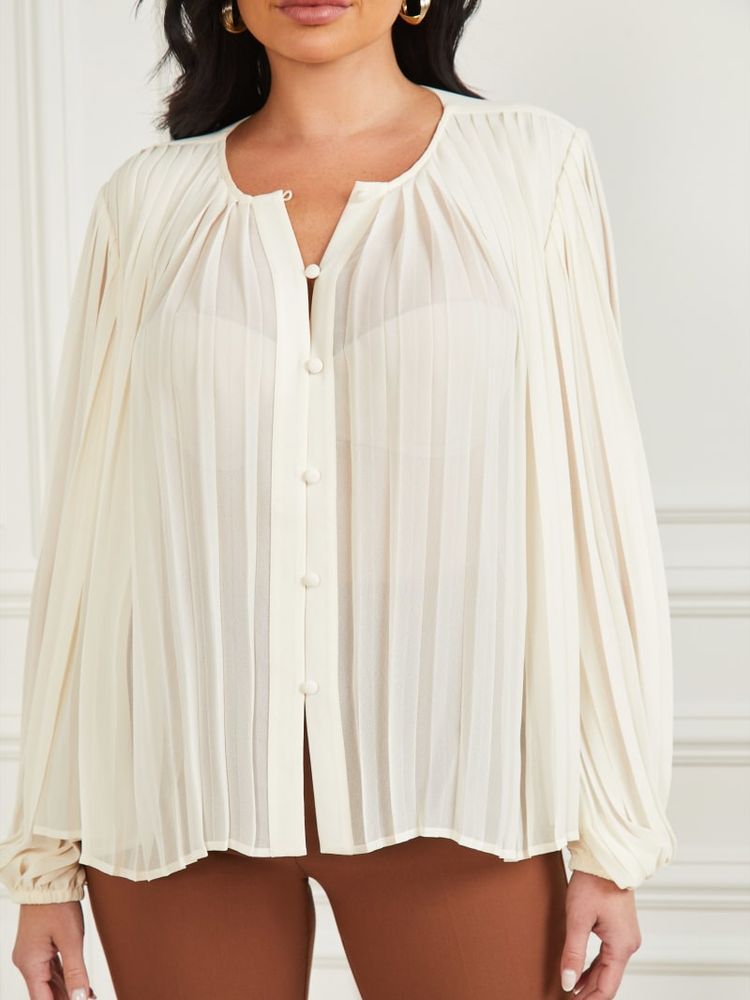 Georgia Pleated Blouse