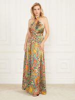 Phoenix Rising Printed Maxi Dress