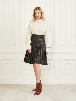 Elodie High Neck Wool-Blend Sweater