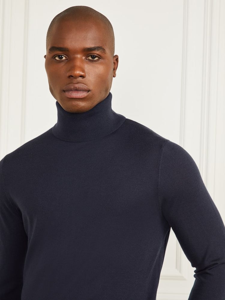 Merino Wool Turtleneck Sweater