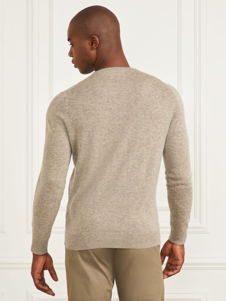 Cashmere-Blend Crewneck Sweater