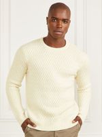 Eco Basket Stitch Crewneck Sweater