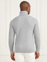 Eco Basket Stitch Turtleneck Sweater