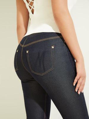 Fit and Flare Denim Pant