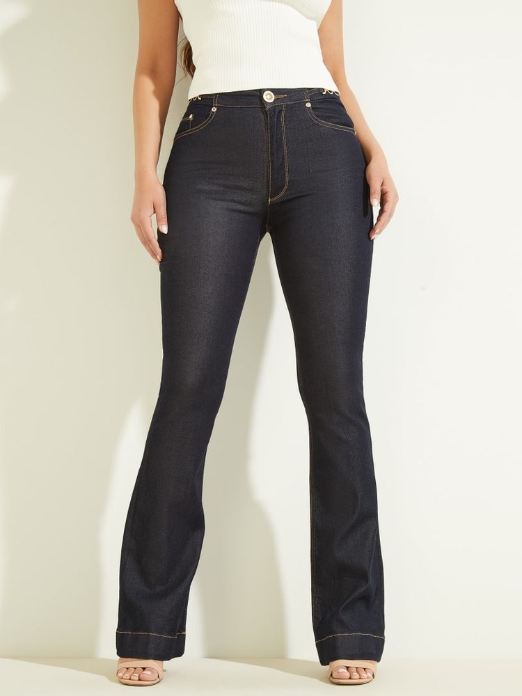 Fit and Flare Denim Pant