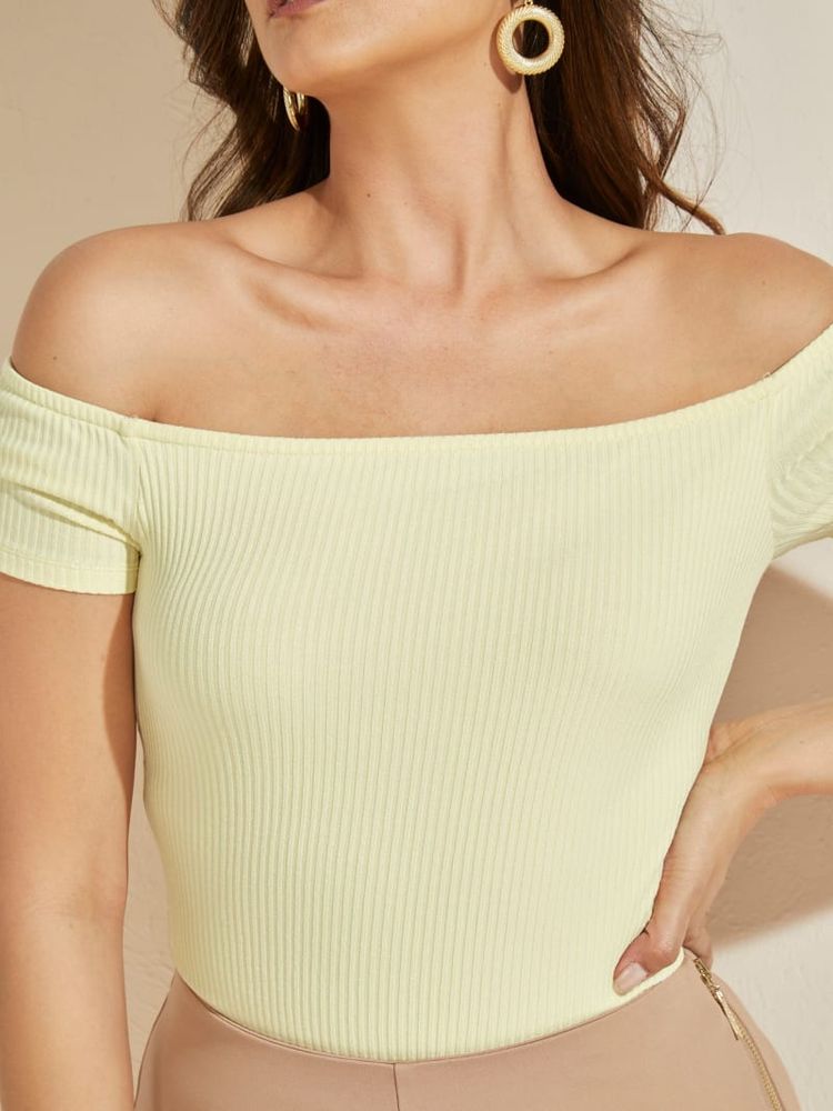 Eco Angie Off-the-Shoulder Bodysuit