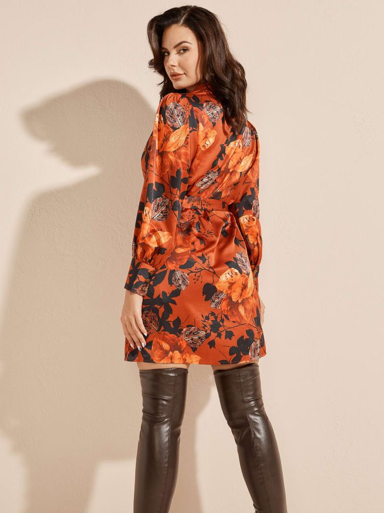 Swoon Printed Shirt Dress
