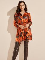 Swoon Printed Shirt Dress