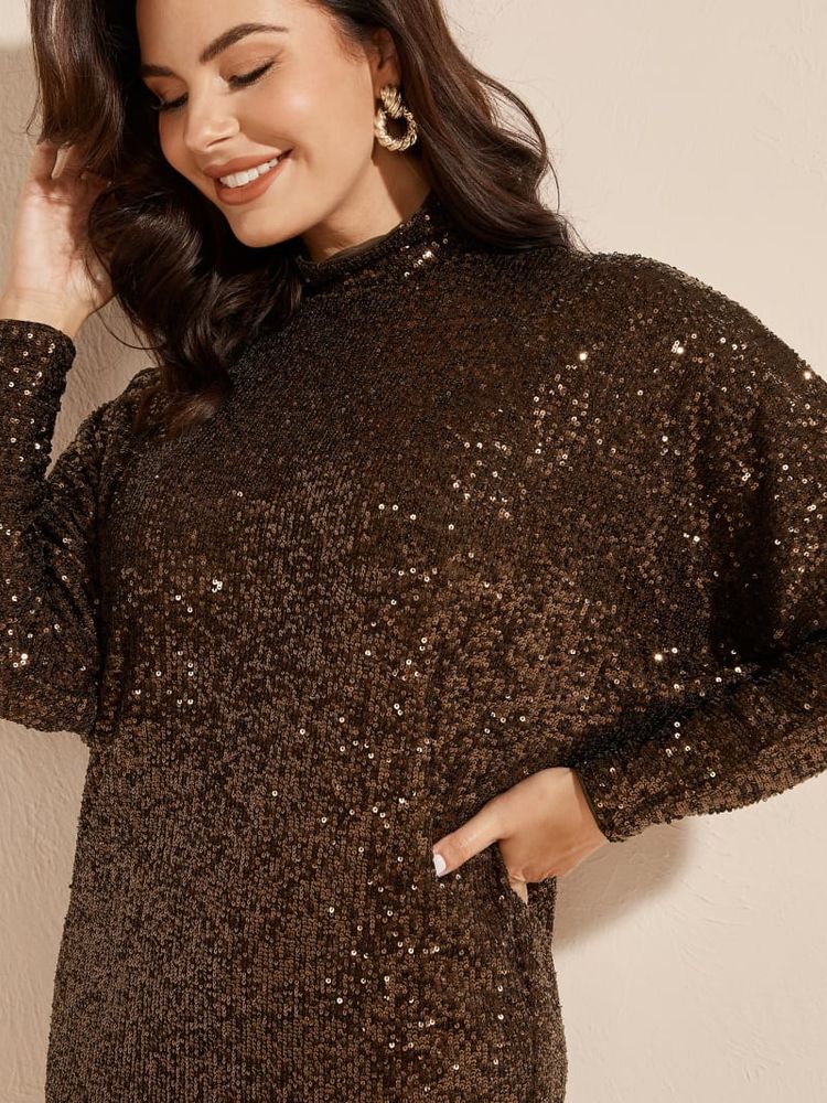 Moonlight Sequin Tunic Dress