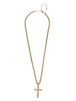 Gold-Tone Cross Necklace
