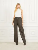 Vixen Faux-Leather Wide Leg Pant