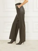 Vixen Faux-Leather Wide Leg Pant