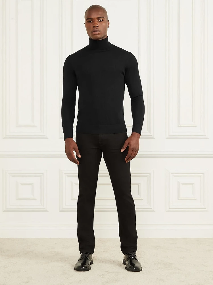 Merino Wool Turtleneck Sweater